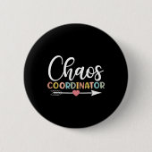 Chaos Coordinator Terug naar school Ronde Button 5,7 Cm (Voorkant)