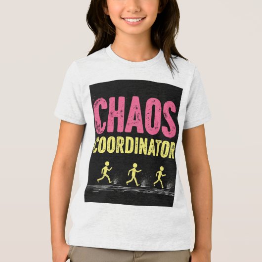 Chaos Coordinator Tri-Blend Shirt (Voorkant)