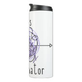 Chaos Coordinator Tumbler Thermosbeker (Geroteerd rechts)