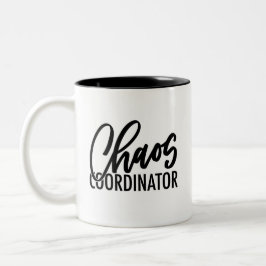 Chaos-coördinator Tweekleurige Koffiemok