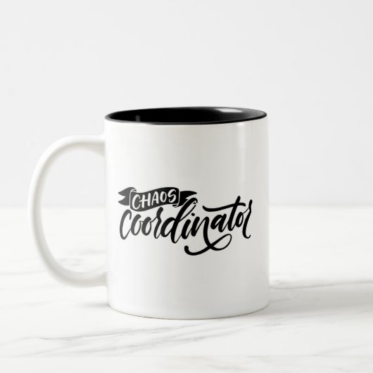 Chaos-coördinator Tweekleurige Koffiemok (Links)