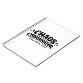 Chaos Coördinator Typografie Ontwerp Notitieboek (Linkerzijde)