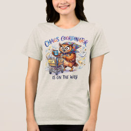 Chaos Coördinator Uil – Speciaal Onderwijs Lerares Tri-Blend Shirt
