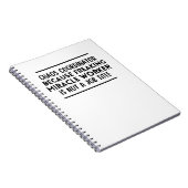 Chaos-coördinator voor een wonderwerker notitieboek (Rechterzijde)