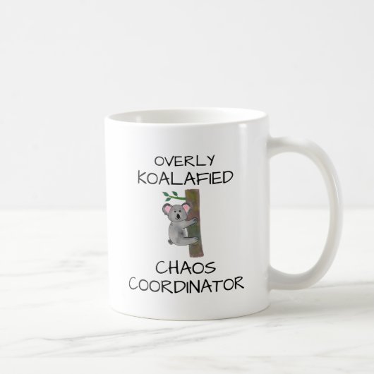 Chaos Coordinator Weddenschap Planner Gift Koffiemok (Rechts)
