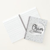 Chaos Coördinator Zilveren Notitieboek Planner (Binnen)