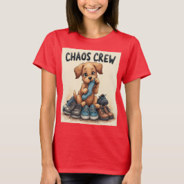 Chaos Crew: stoutmoedig en opstandig T-shirt