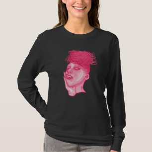 Chaos Dame in Roze Lange Mouwen T-shirt