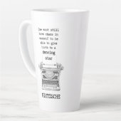 Chaos en Dancing STAR quote van Nietzsche Latte Mok (Linkerhoek)