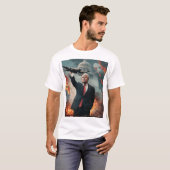 Chaos en leiderschap: de neoliberale verschuiving t-shirt (Voorkant volledig)