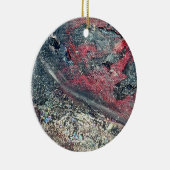 Chaos en liefde keramisch ornament (Rechts)