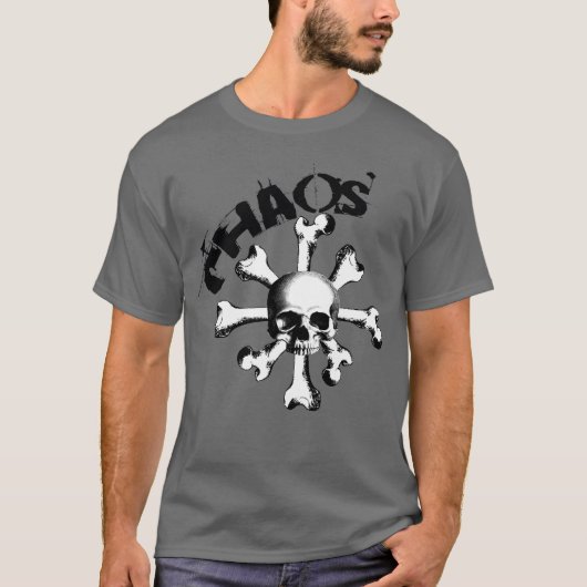 Chaos en logo t-shirt (Voorkant)
