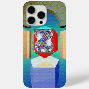 CHAOS EN ORDE TEMPLE Surreal Fractal Art iPhone 15 Pro Max Hoesje