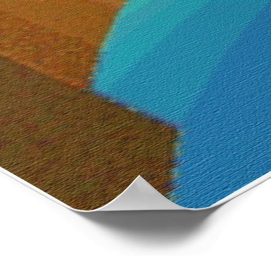 CHAOS EN ORDE TEMPLE Surreal Fractal Art Poster (Hoek)