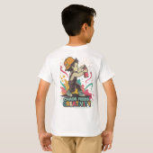 Chaos Feeds Creativity – Retro Graffiti Pop Art  T-shirt (Achterkant volledig)