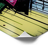 Chaos & Harmony: Abstract Graffiti Explosion Perfect Poster (Hoek)