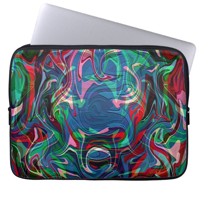 Chaos in de Feestdagen... Laptop Sleeve (Voorkant)