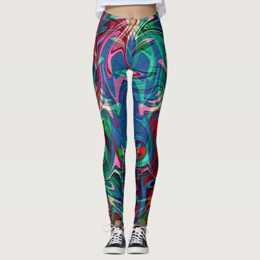 Chaos in de Feestdagen... Leggings (Voorkant)