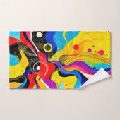 Chaos in de harmoniekunst bad handdoek (Handdoek)