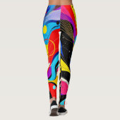 Chaos in de harmoniekunst leggings (Achterkant)