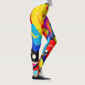 Chaos in de harmoniekunst leggings (Rechts)