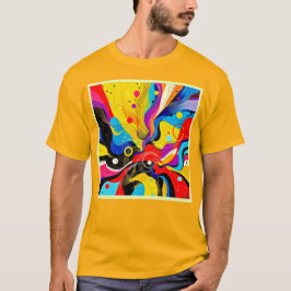 Chaos in de harmoniekunst t-shirt