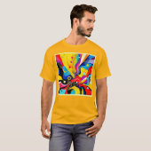 Chaos in de harmoniekunst t-shirt (Voorkant volledig)