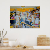 Chaos in de keuken - Poster (Keuken)