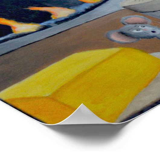 Chaos in de keuken - Poster (Hoek)