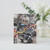 Chaos in Delhi Briefkaart (Staand voorkant)