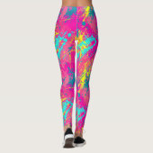 Chaos in een roze droom Leggings - Plezier (Achterkant)