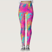 Chaos in een roze droom Leggings - Plezier (Voorkant)