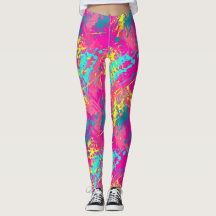 Chaos in een roze droom Leggings - Plezier