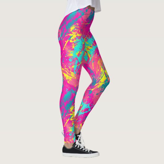 Chaos in een roze droom Leggings - Plezier (Rechts)