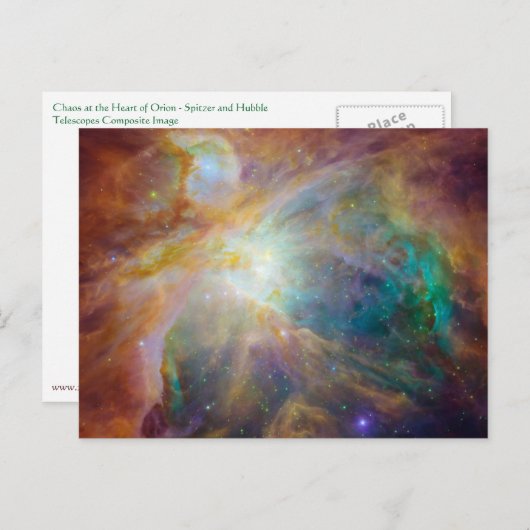 Chaos in het hart van Orion Briefkaart (Voorkant / Achterkant)