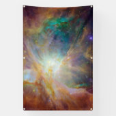 Chaos in het hart van Orion: Spitzer Hubble-compos Spandoek (Verticaal)