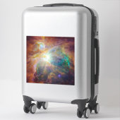 Chaos in het hart van Orion: Spitzer Hubble-compos Sticker (Koffer)