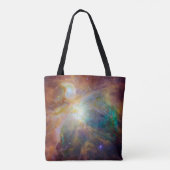Chaos in het hart van Orion: Spitzer Hubble-compos Tote Bag (Achterkant)