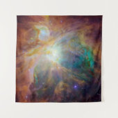 Chaos in het hart van Orion: Spitzer Hubble-compos Wandkleed (Voorkant)