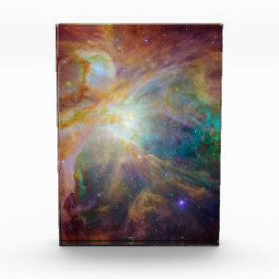 Chaos in het hart van Orion Spitzer Hubble-composi Fotoblokken