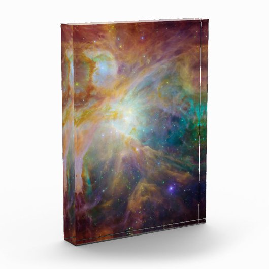 Chaos in het hart van Orion Spitzer Hubble-composi Fotoblokken (Links)