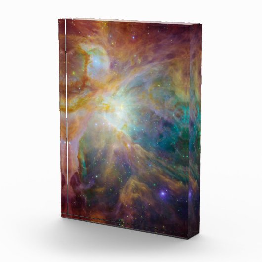 Chaos in het hart van Orion Spitzer Hubble-composi Fotoblokken (Rechts)