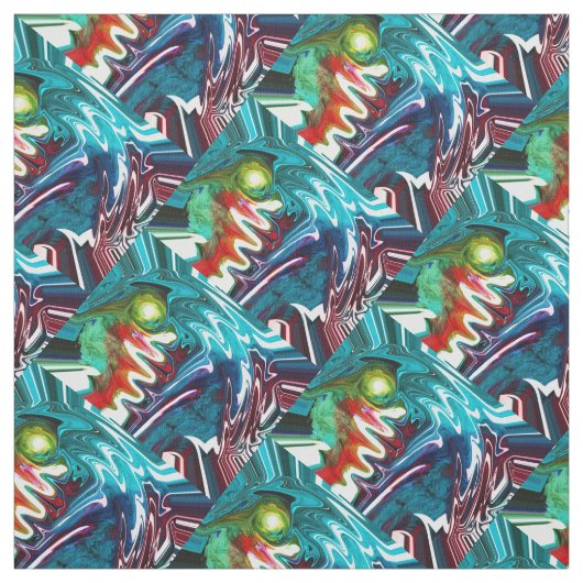 Chaos in natuur stof (Swatch)