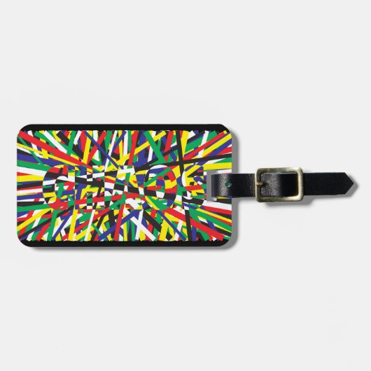 Chaos, in Primaries Bagagelabel (Voorkant horizontaal)