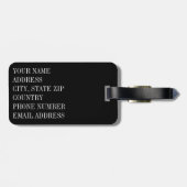 Chaos, in Primaries Bagagelabel (Achterkant horizontaal)