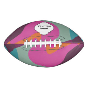 Chaos in retrokleuren american football