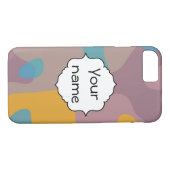 Chaos in retrokleuren Case-Mate iPhone case (Achterkant (Horizontaal))
