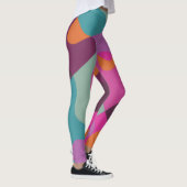 Chaos in retrokleuren leggings (Rechts)