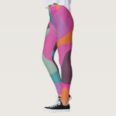 Chaos in retrokleuren leggings (Links)