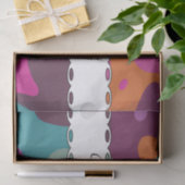 Chaos in retrokleuren tissuepapier (Geschenk)